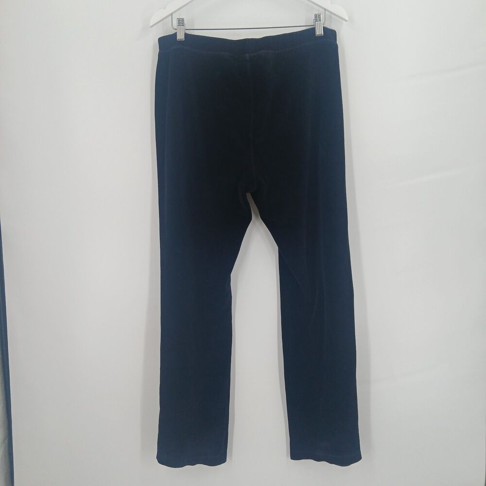 mens Vintage Ralph Lauren Black Straight Leg velour pants size large